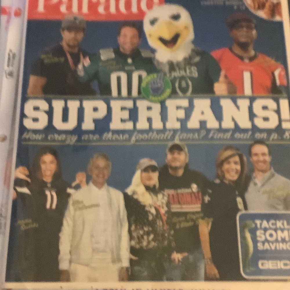 Parade Superfans Magazine Cover